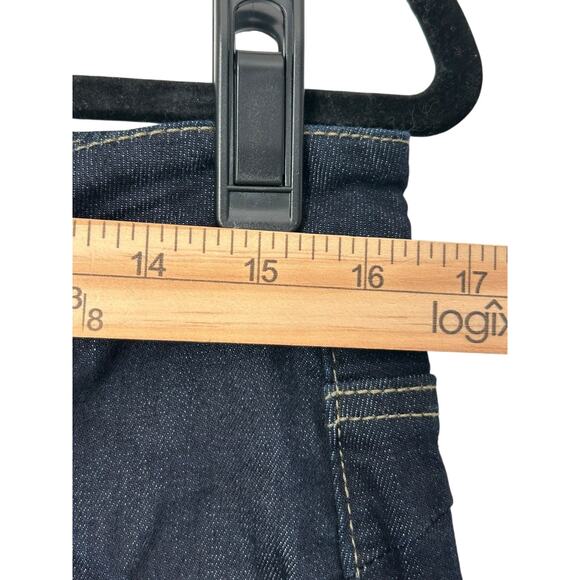 Fashion Nova Milana Sculpting Stretch Flare Jeans Size 15 Dark Wash High Waisted - Picture 9 of 12